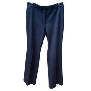 White House Black Market The Flair Black Office Dress Pants Minimalist Size 14